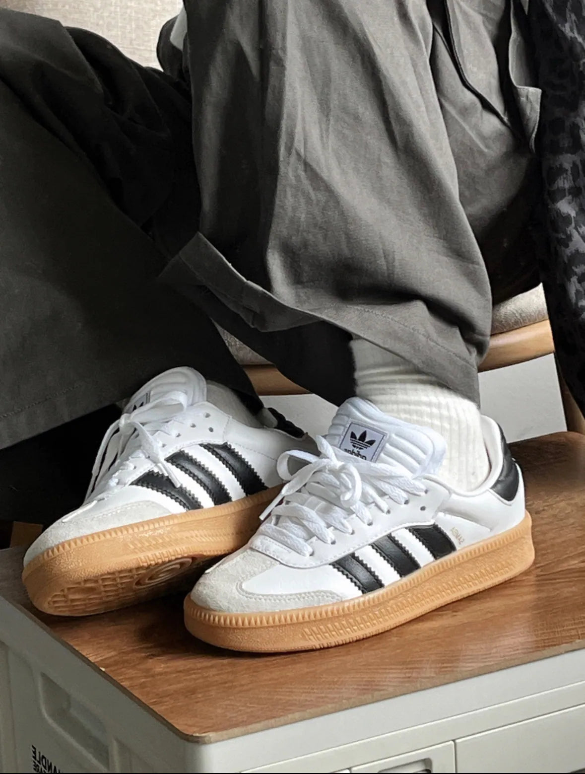 Adidas Samba XLG White Black Gum