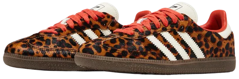 Adidas Samba OG Preloved Red Leopard