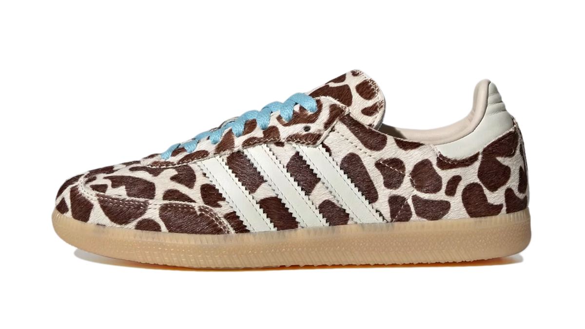 Adidas Samba OG Giraffe Print Crystal Linen
