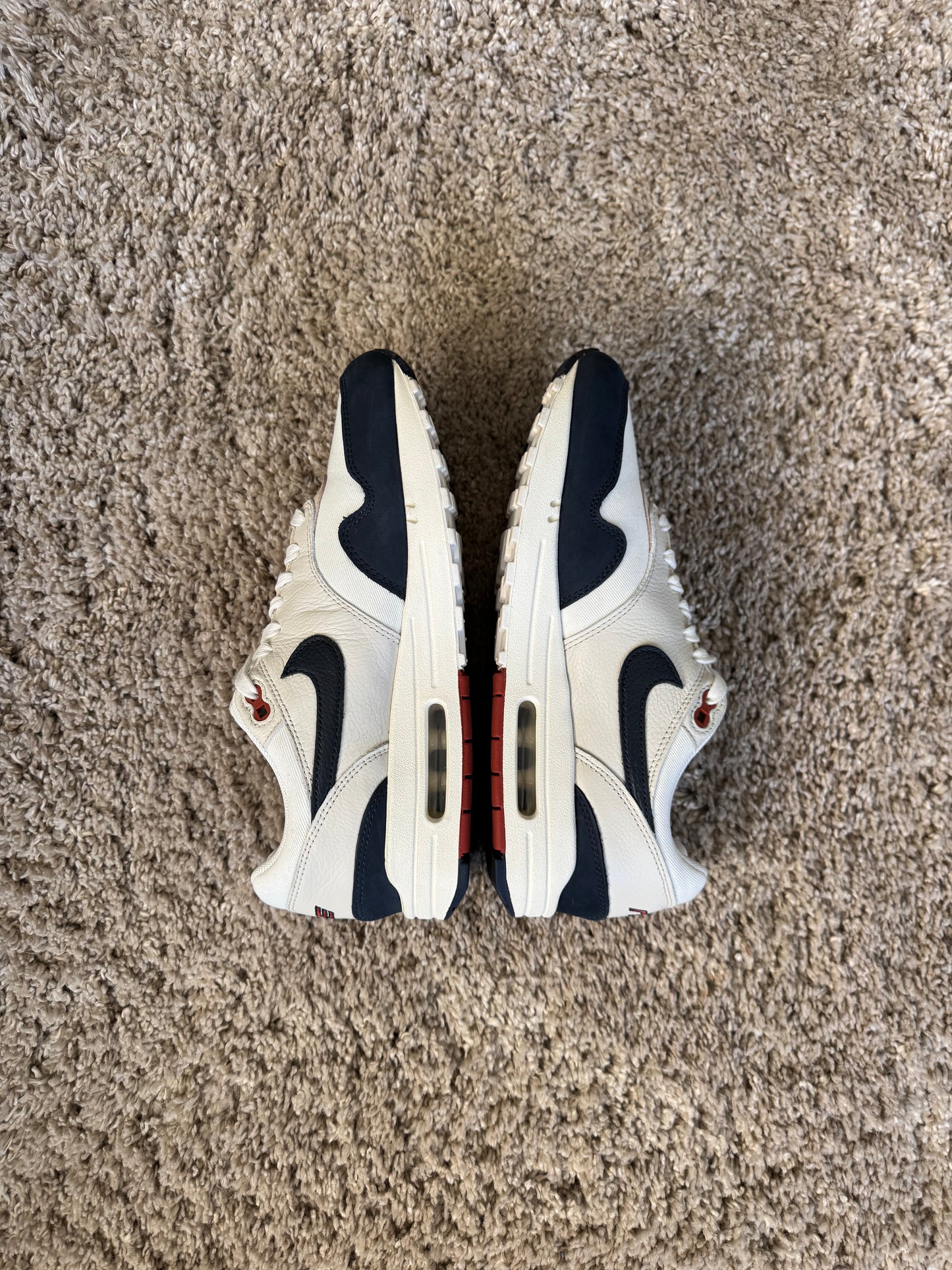 (2e KANS): Nike Air Max 1 LX Obsidian Light Orewood Brown - 42