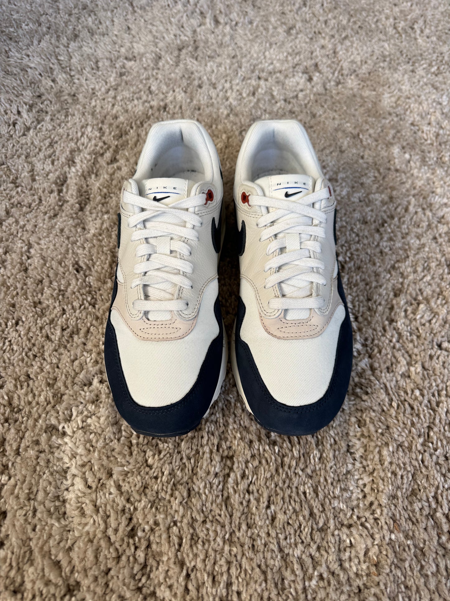 (2e KANS): Nike Air Max 1 LX Obsidian Light Orewood Brown - 42