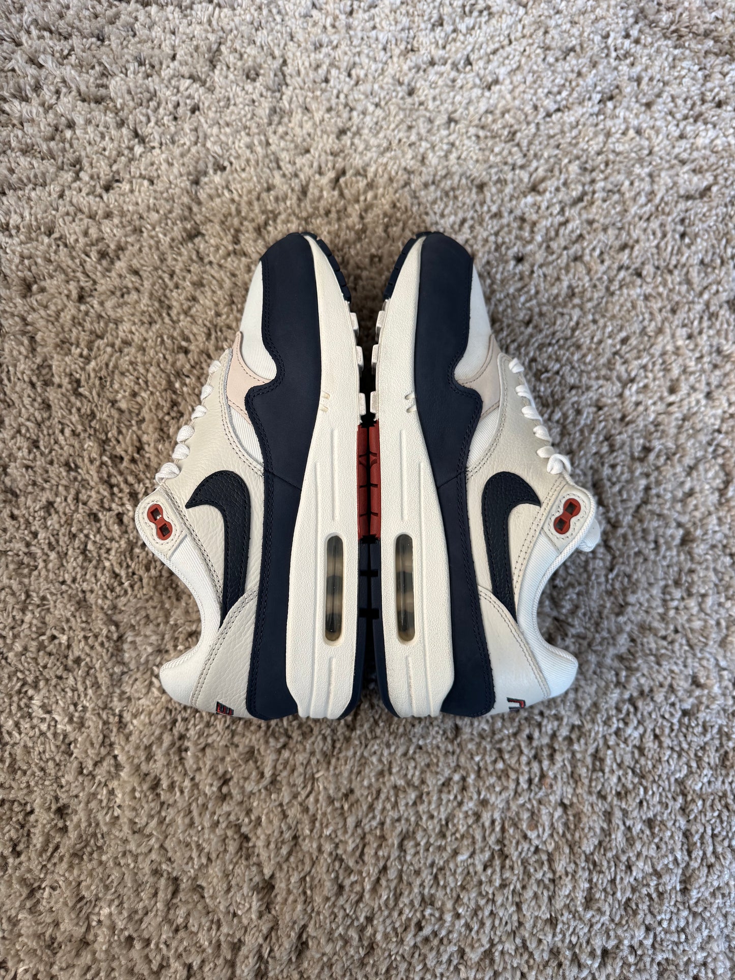 (2e KANS): Nike Air Max 1 LX Obsidian Light Orewood Brown - 40.5