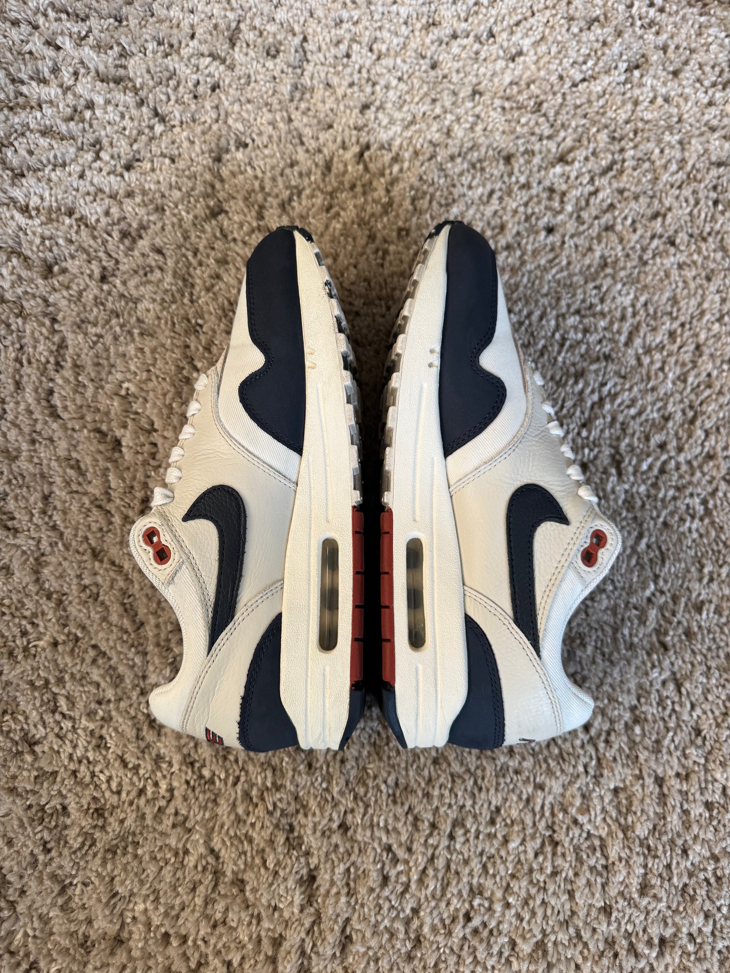 (2e KANS): Nike Air Max 1 LX Obsidian Light Orewood Brown - 40.5