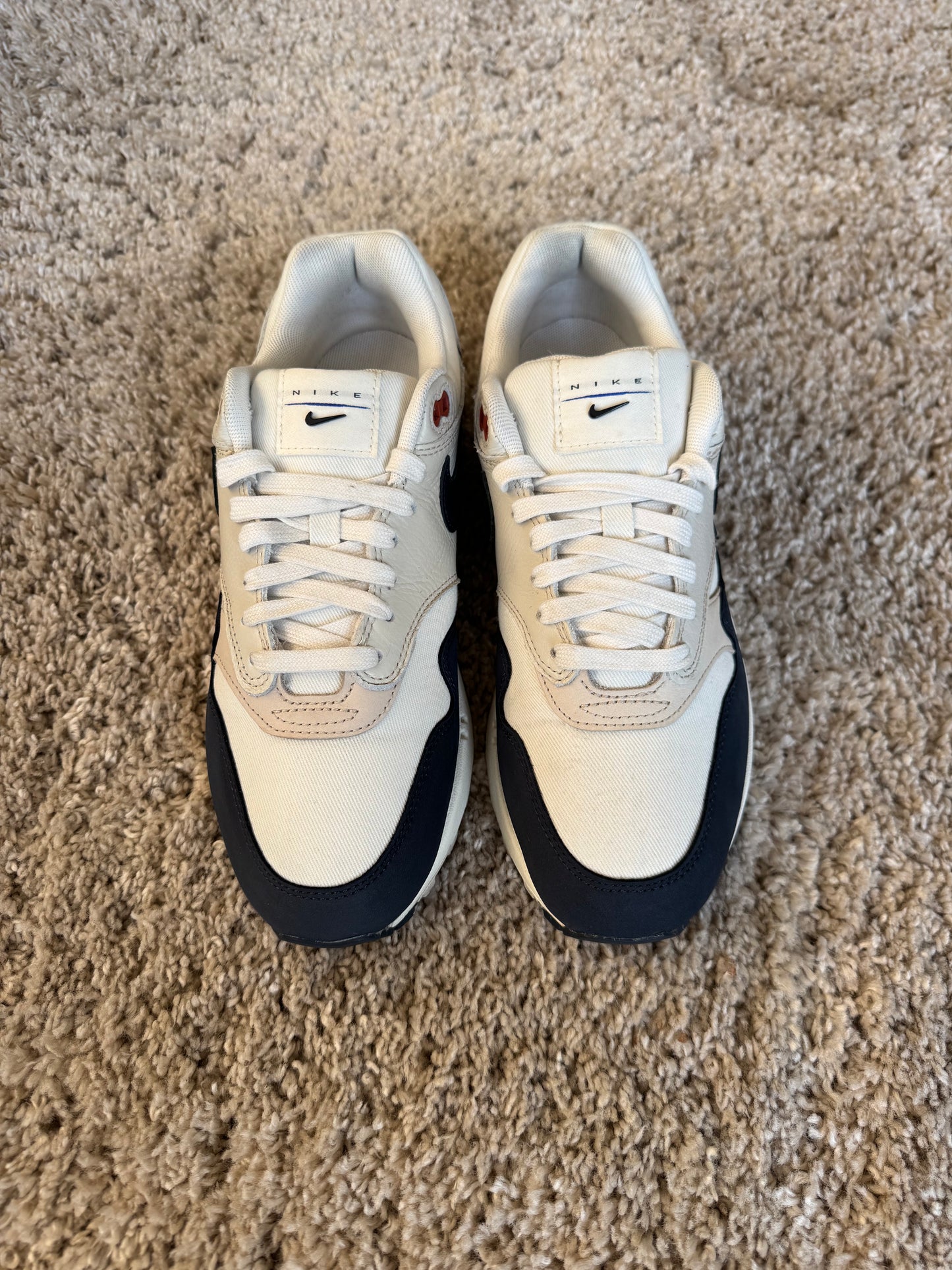 (2e KANS): Nike Air Max 1 LX Obsidian Light Orewood Brown - 40.5
