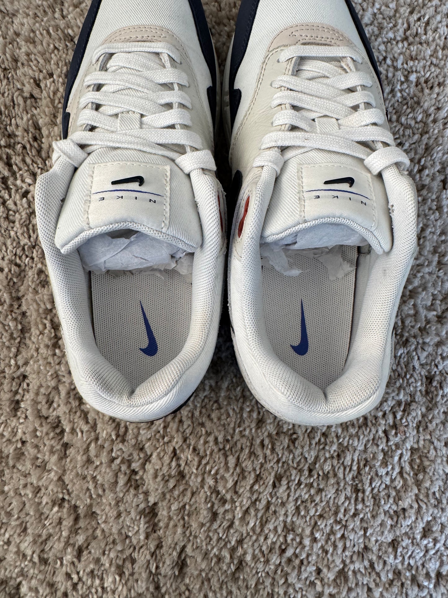 (2e KANS): Nike Air Max 1 LX Obsidian Light Orewood Brown - 40.5