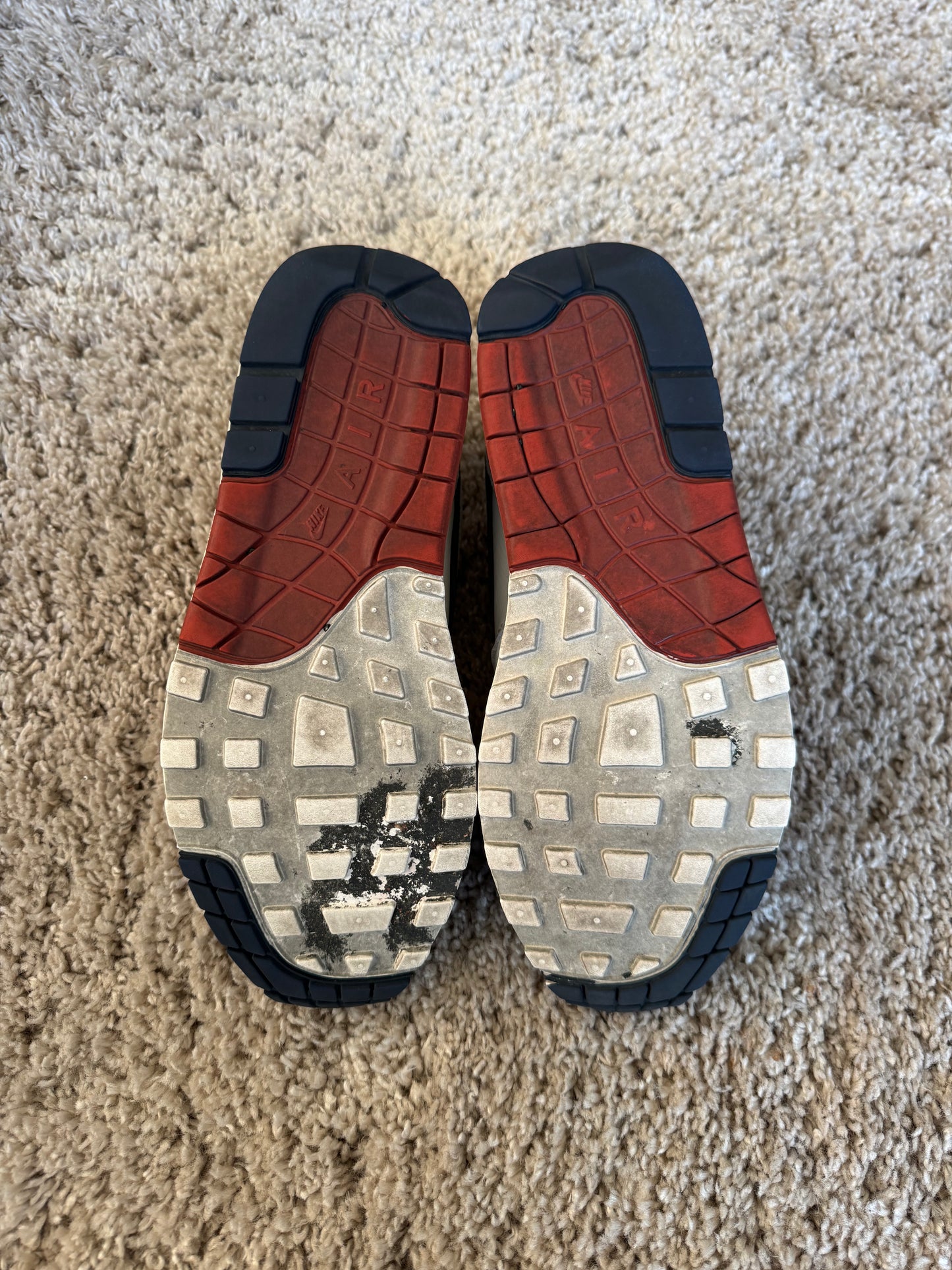 (2e KANS): Nike Air Max 1 LX Obsidian Light Orewood Brown - 40.5