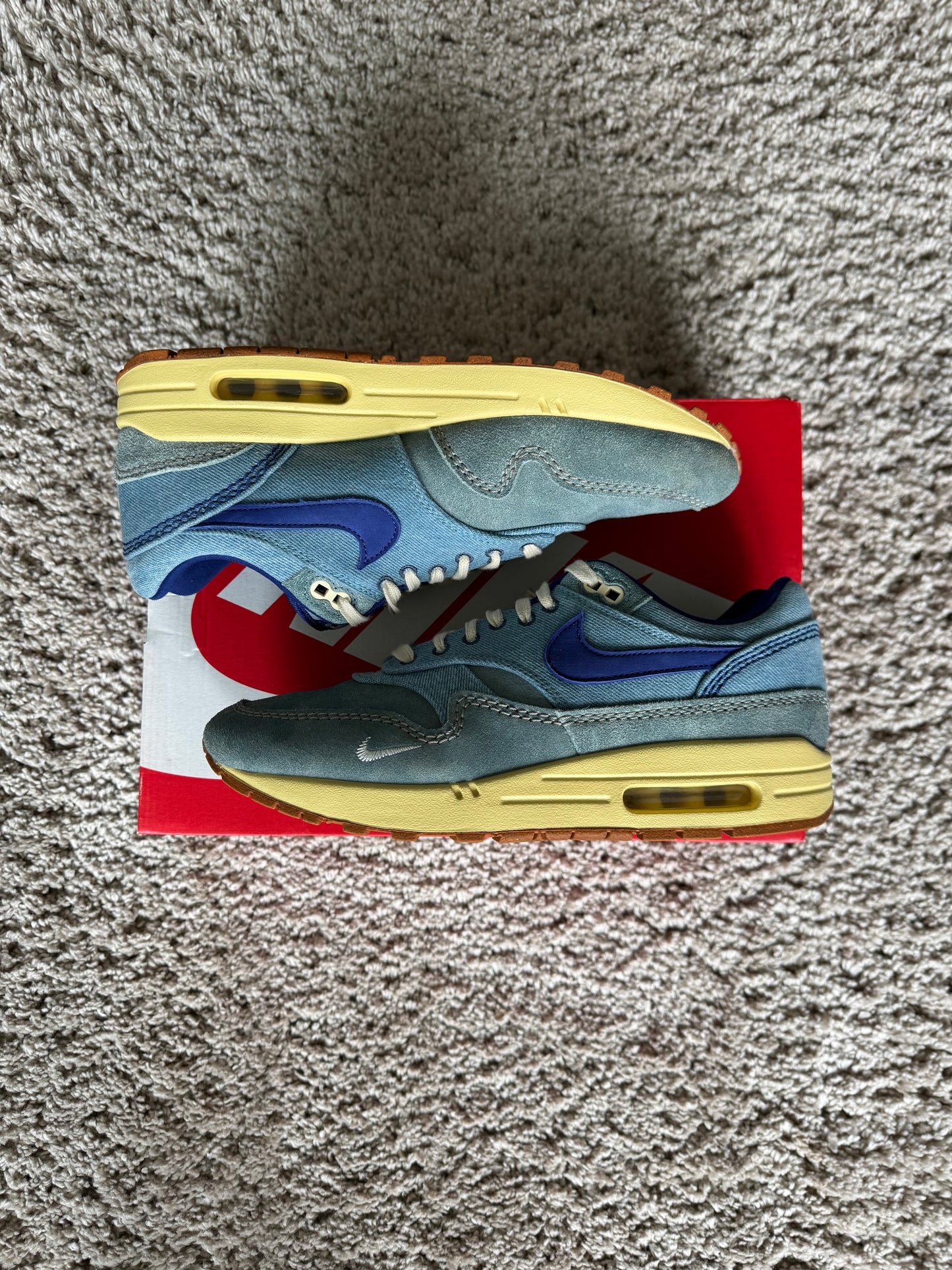 (2e KANS): Nike Air Max 1 PRM Dirty Denim - 43