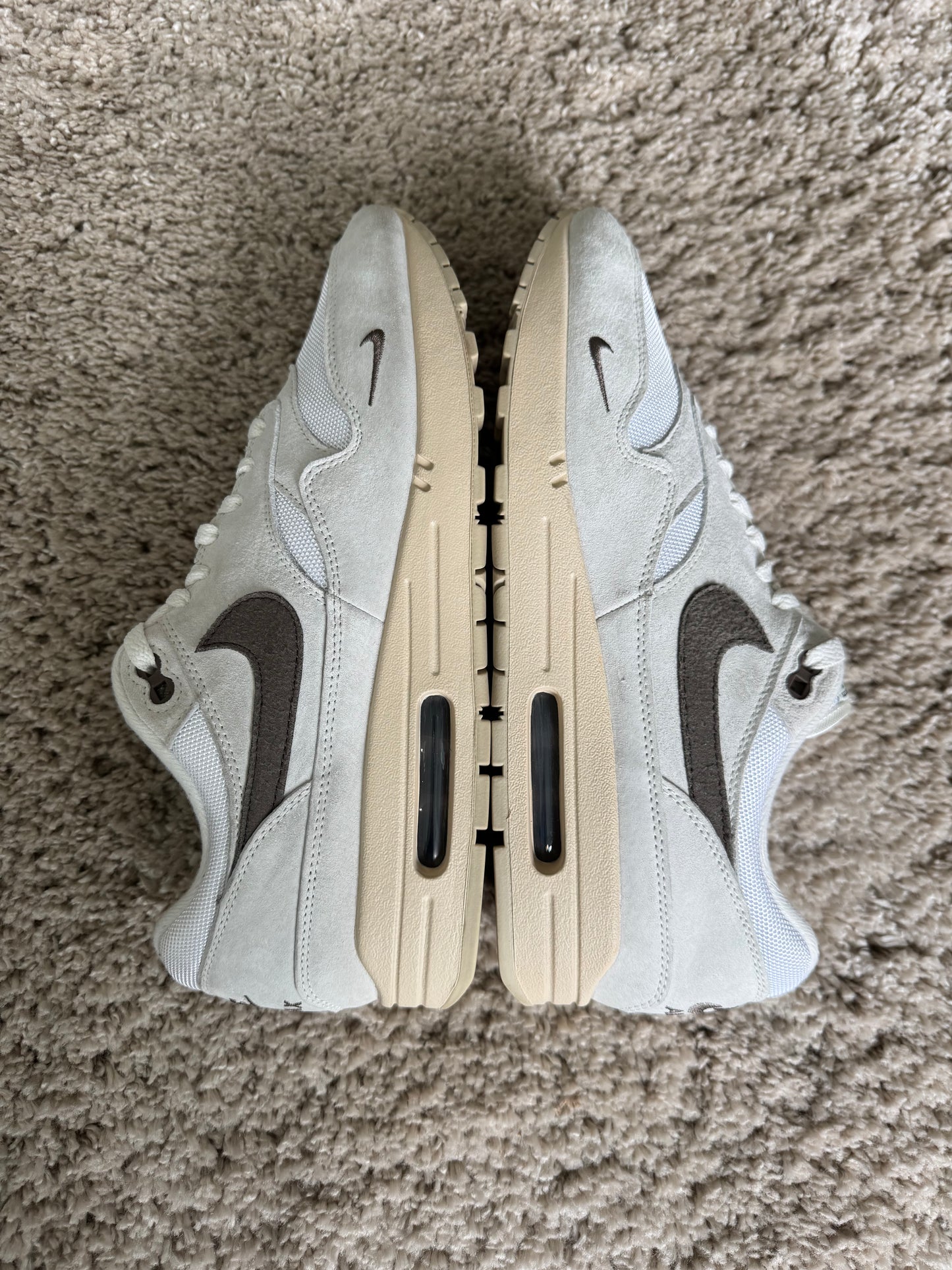 (2e KANS): Nike Air Max 1 Sail Ironstone - 45