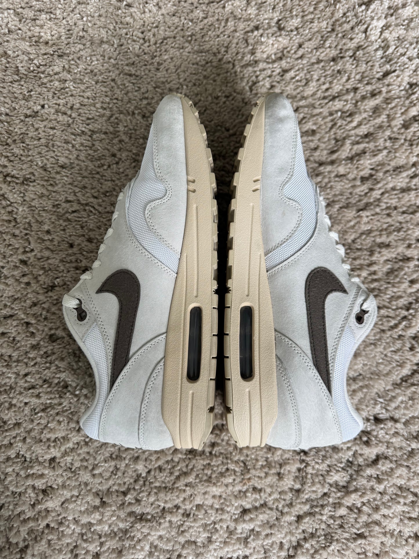 (2e KANS): Nike Air Max 1 Sail Ironstone - 45