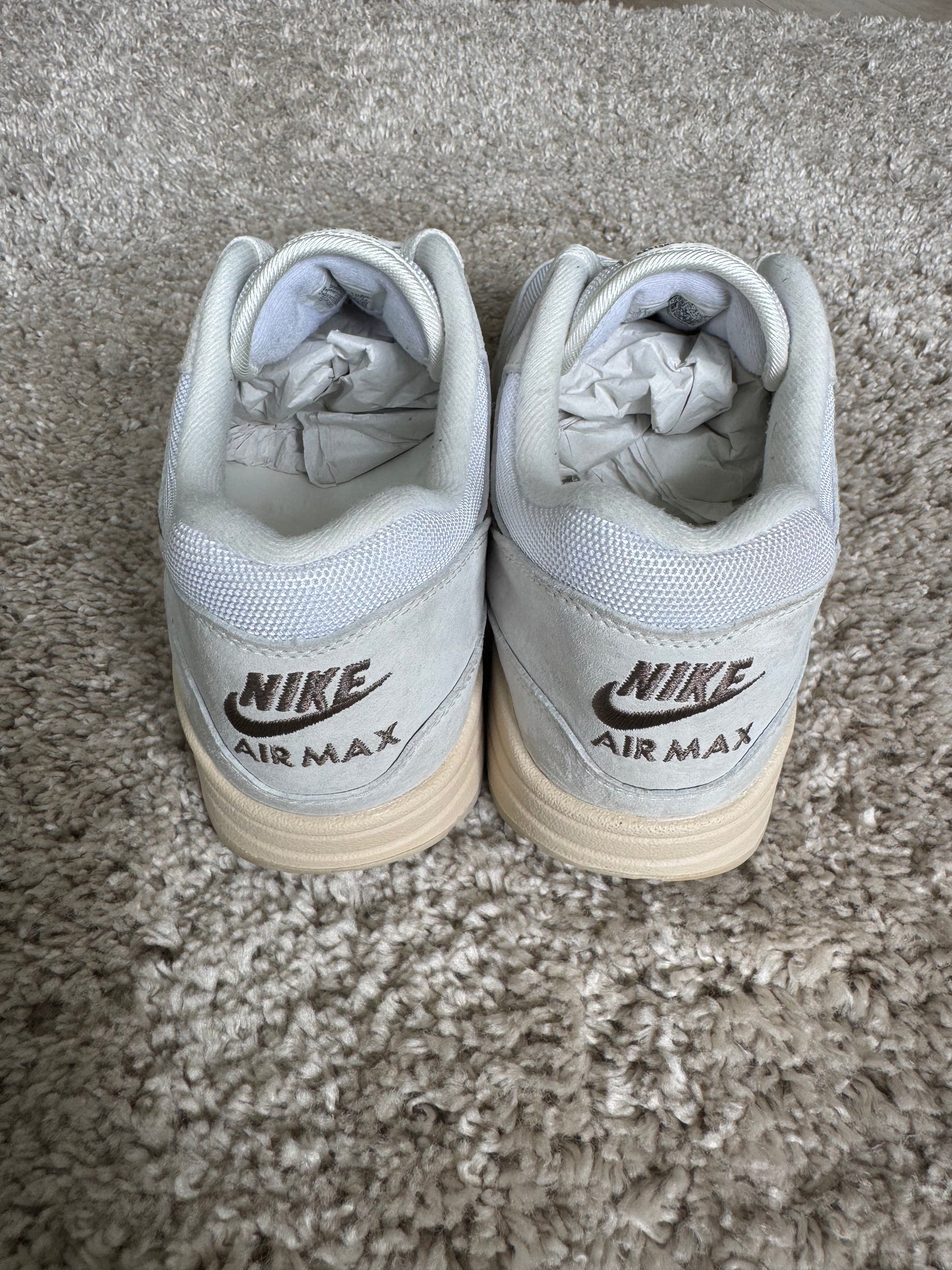 (2e KANS): Nike Air Max 1 Sail Ironstone - 45