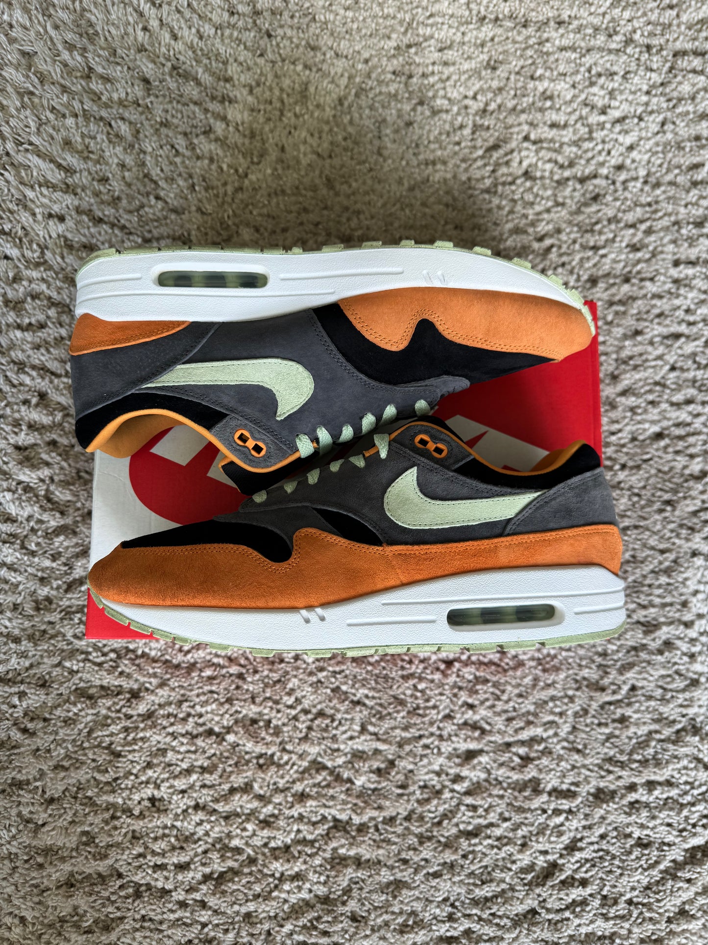 (2e KANS): Nike Air Max 1 PRM Duck Honey Dew - 46