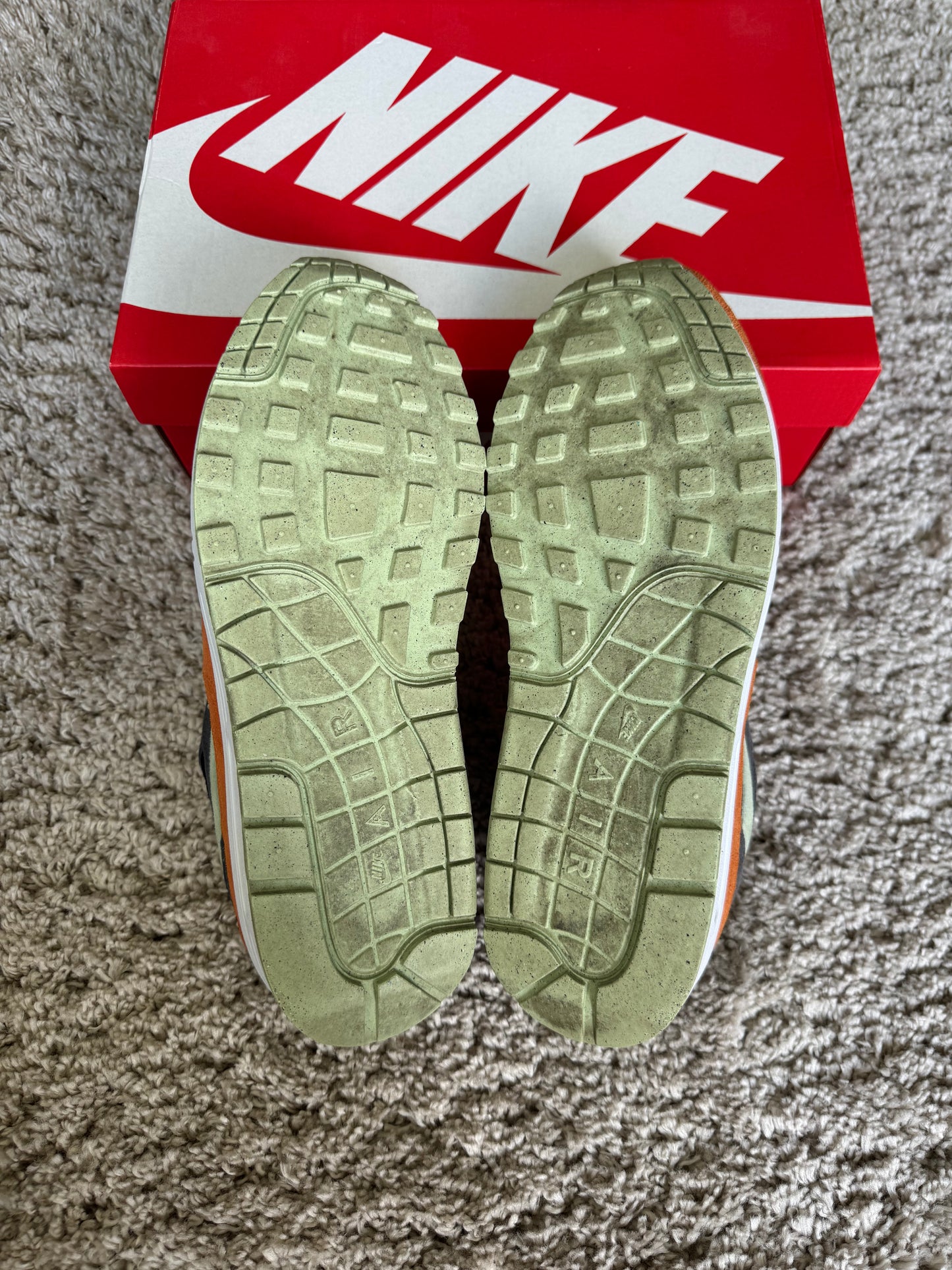 (2e KANS): Nike Air Max 1 PRM Duck Honey Dew - 46