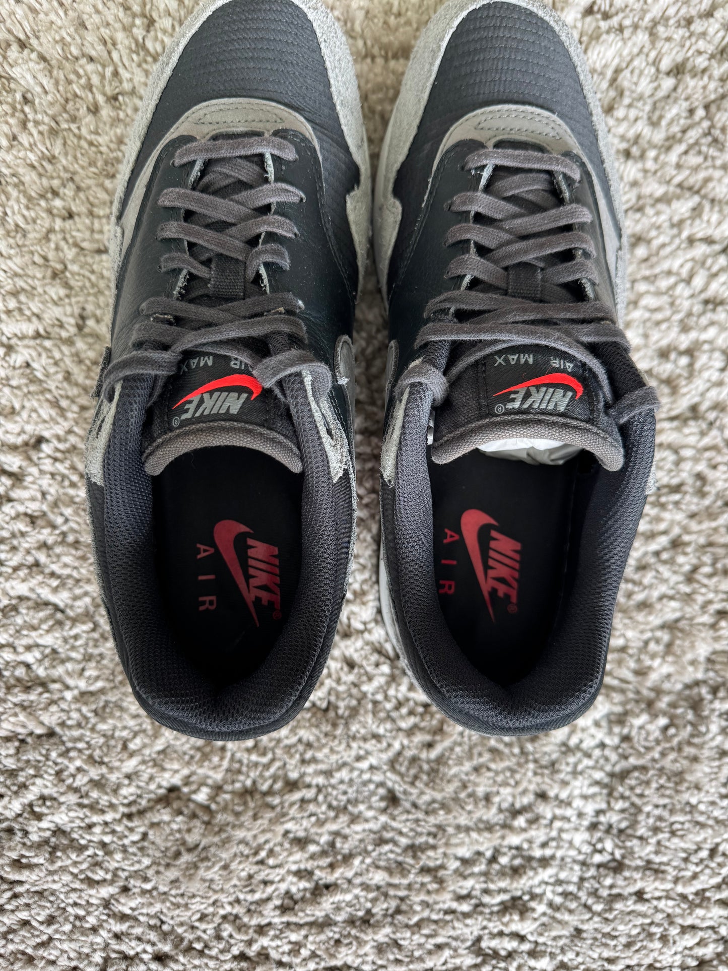 (2e KANS): Nike Air Max 1 Premium Dark Smoke Grey - 42.5