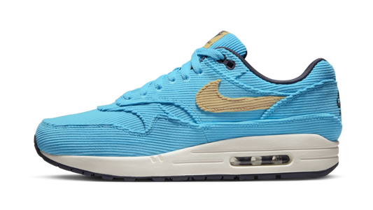 (2e KANS): Nike Air Max 1 Corduroy Baltic Blue - 44.5