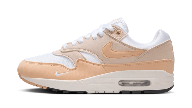 (2e KANS): Nike Air Max 1 '87 White Onyx Mini-Swoosh - 42