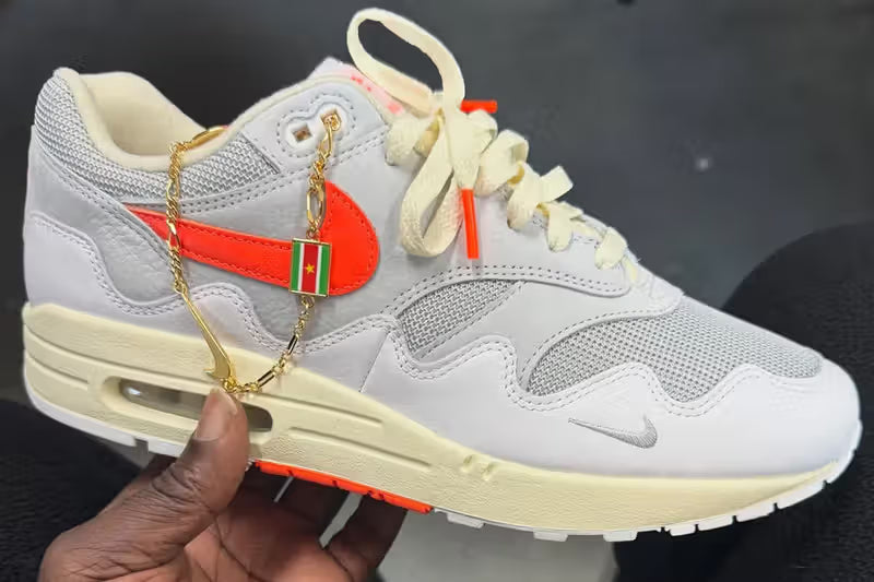 Nike Air Max 1 Patta Waves White Hyper Crimson