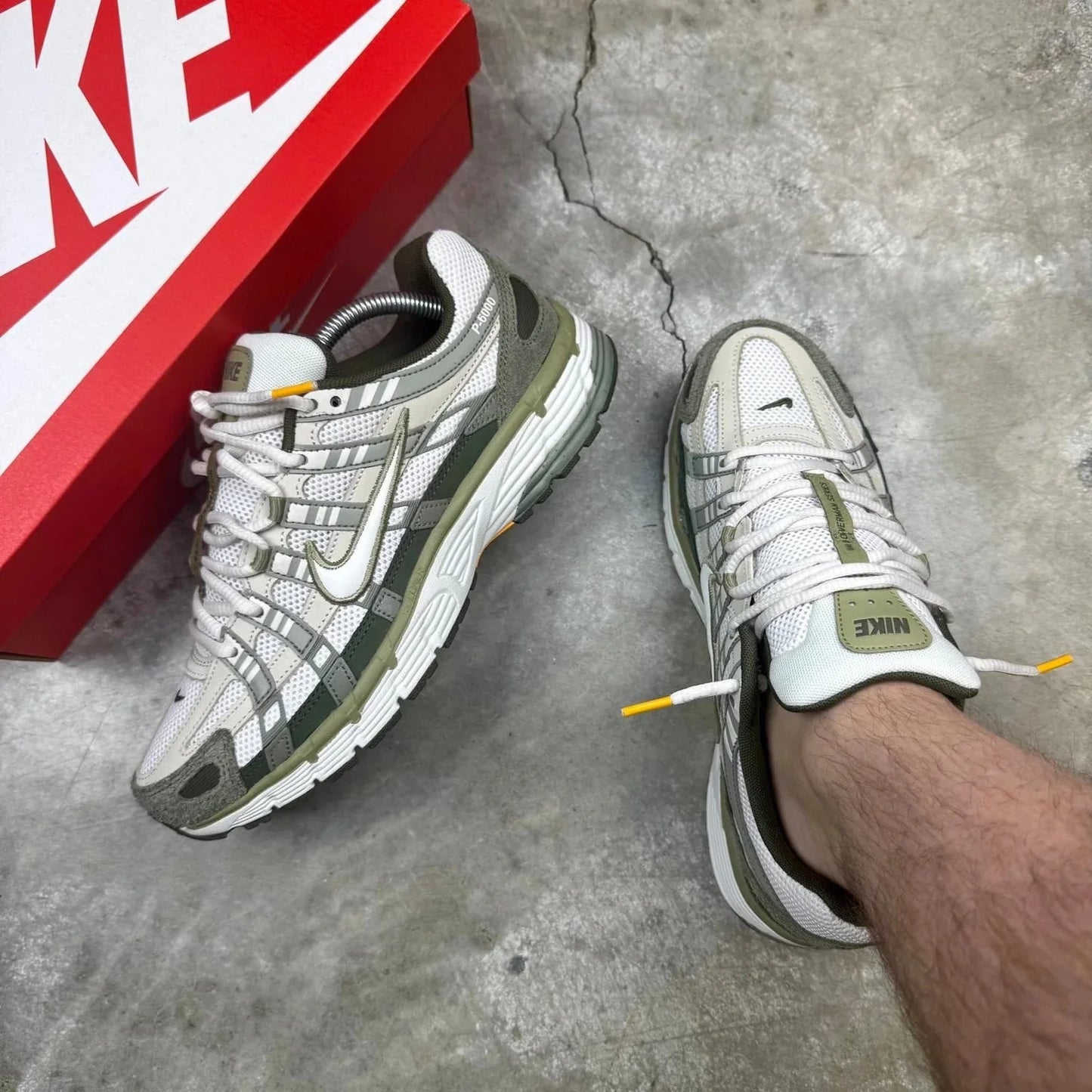 Nike P-6000 Light Army Cargo Khaki