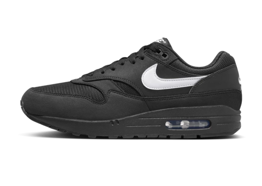 Nike Air Max 1 Black White ( zwart wit ) Swoosh