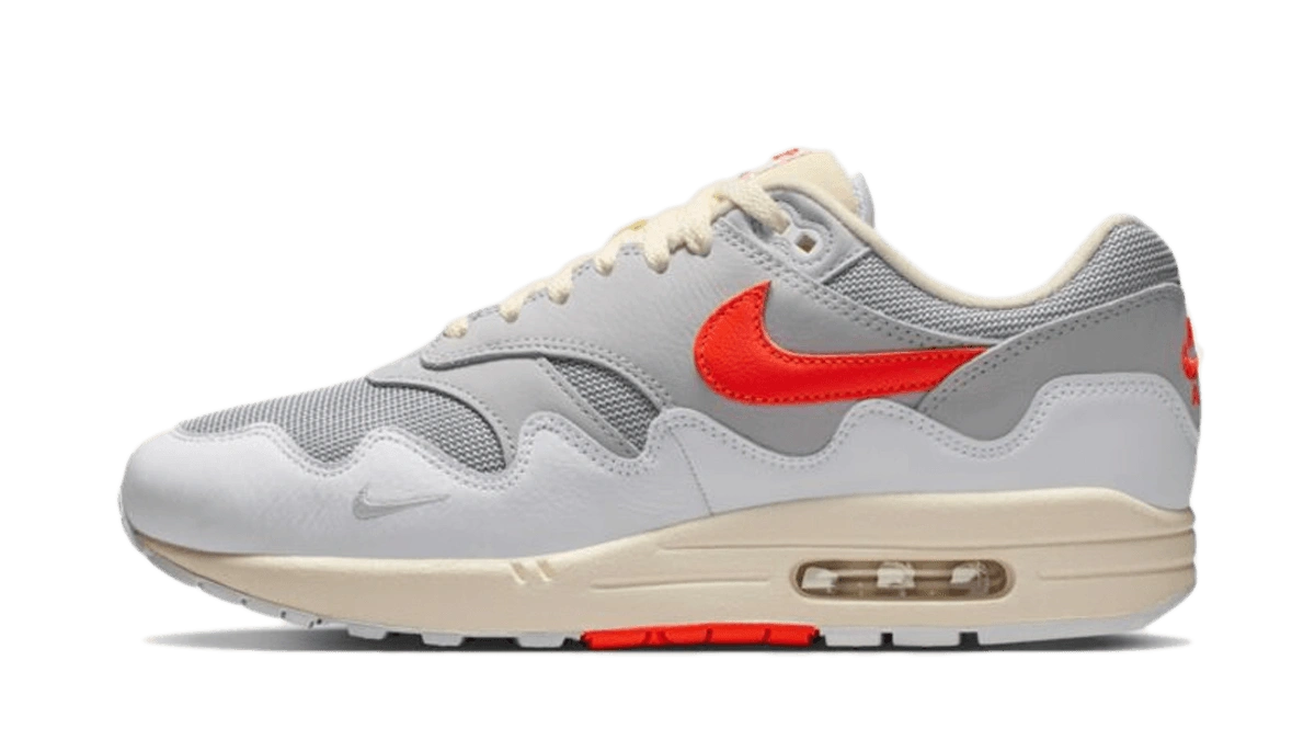 Nike Air Max 1 Patta Waves White Hyper Crimson
