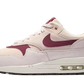 (2e KANS): Nike Air Max 1 Barely Rose True Berry  - 39