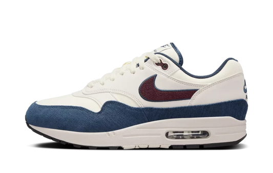 Nike Air Max 1 Coconut Milk Burgundy Crush Navy