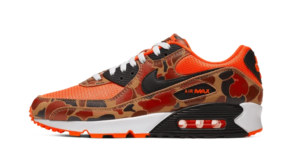 Nike Air Max 90 Premium Bio Beige Safety Orange Camo