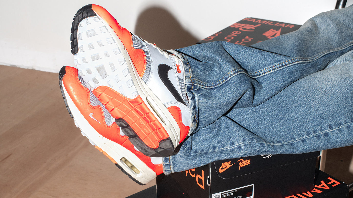 Nike Air Max 1 Patta Waves Hyper Crimson Pure Platinum