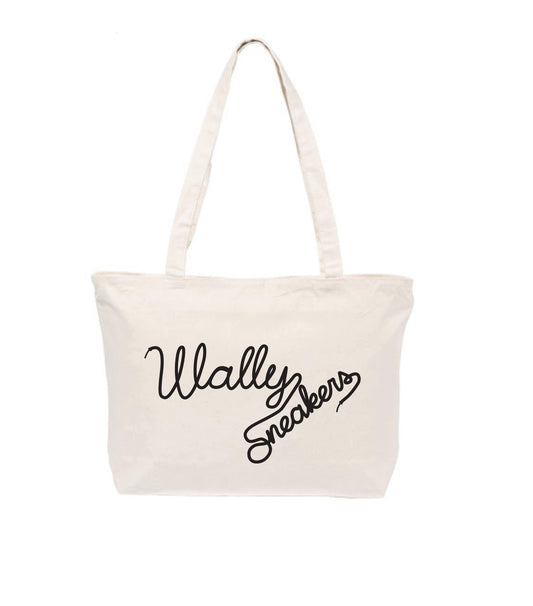 Wallysneakers canvas tote bag